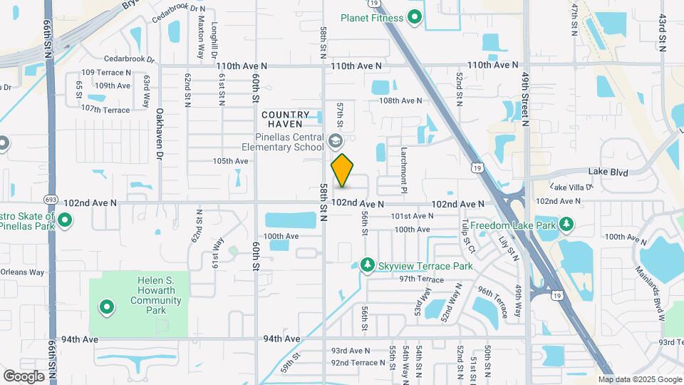 5746 103rd Ave N Map and Location Details