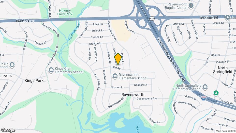 5317 Oldcastle Ln Map and Location Details