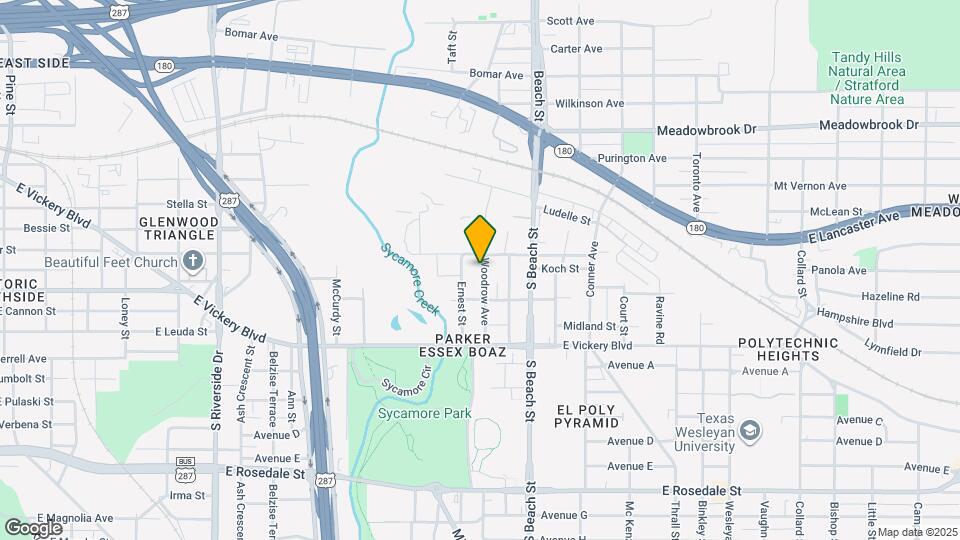 514 Woodrow Ave Map and Location Details