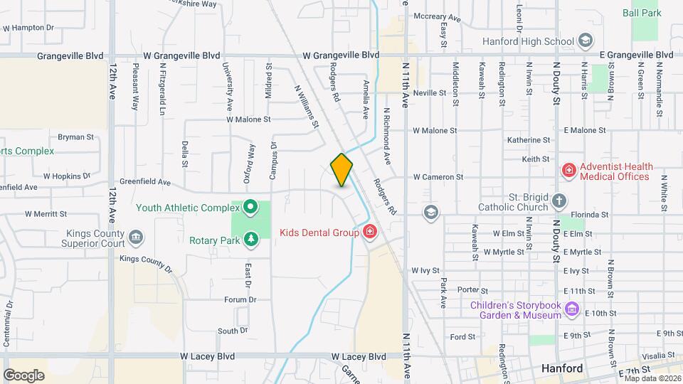 954 Greenfield Ave Map and Location Details