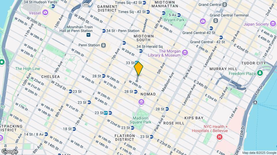 37-15 W 30th St Map and Location Details