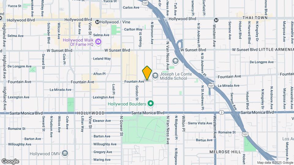 1256 Tamarind Ave Map and Location Details