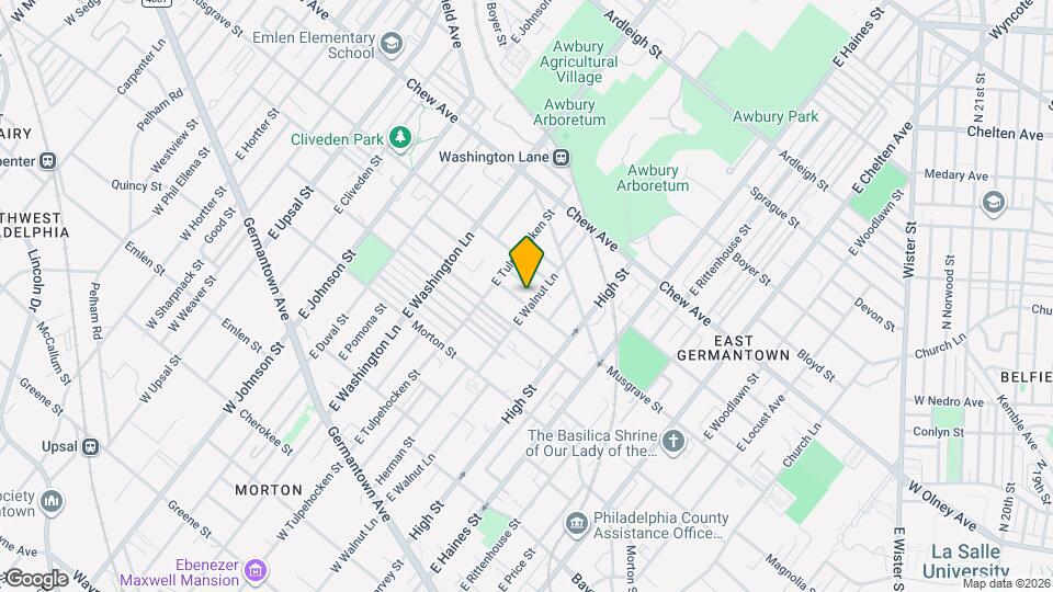 439 E Walnut Ln Map and Location Details