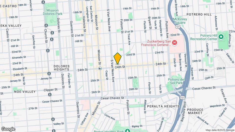 3156 24th St Map and Location Details
