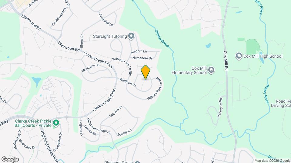 1505 Bucklebury Ct Mapa y Detalles de la Ubicación