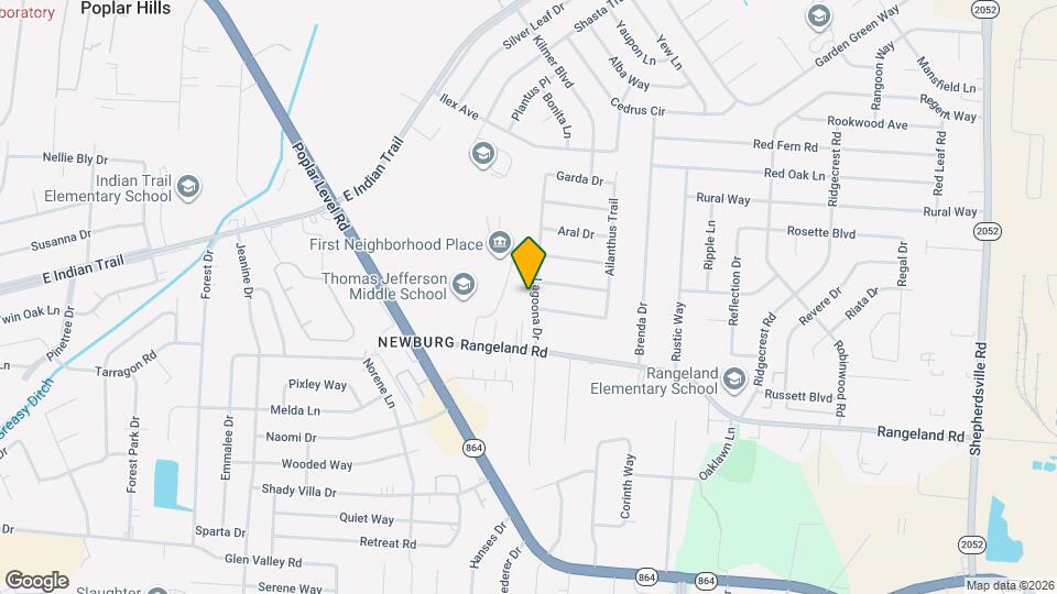 5616 Lagoona Dr Map and Location Details