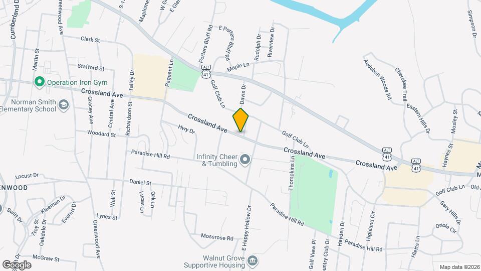 1389 Crossland Ave Map and Location Details