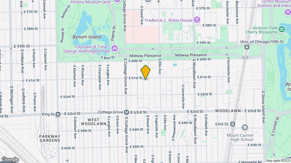 6112 S Ingleside Ave Map and Location Details