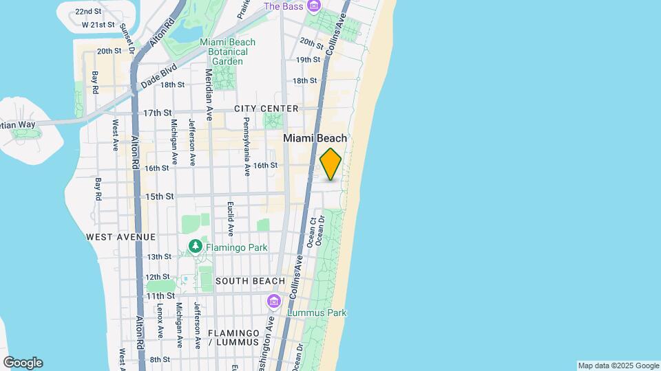 1500 Ocean Dr Mapa y Detalles de la Ubicación