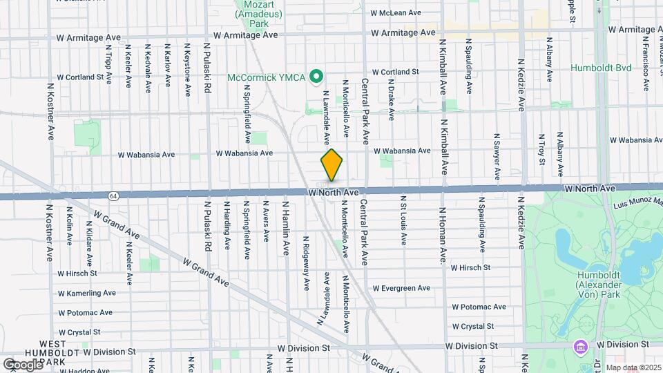 3658 W North Ave Map and Location Details