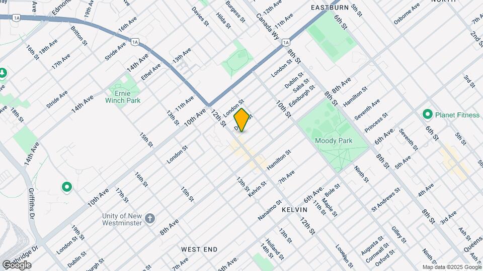 833 12th St Map and Location Details