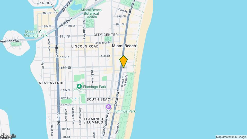 1437 Collins Ave Map and Location Details