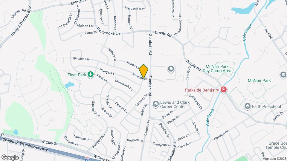 2548 Bolton St Map and Location Details