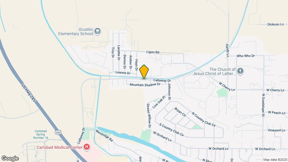 1709 Callaway Dr Map and Location Details