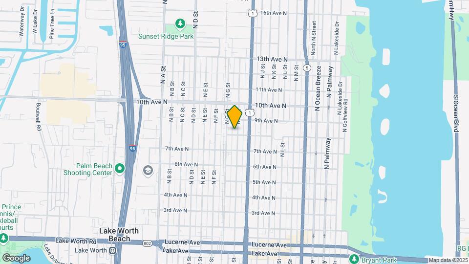 801 N H St Mapa y Detalles de la Ubicación