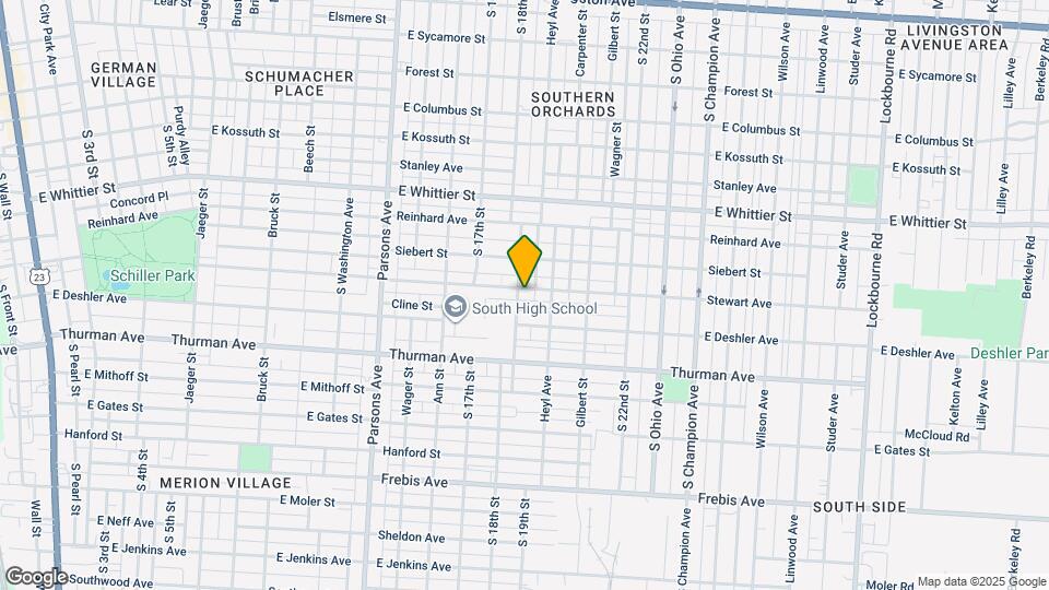 697 Stewart Ave Map and Location Details
