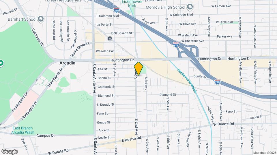 200 S 2nd Ave Map and Location Details