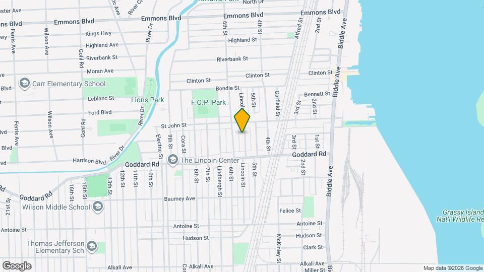 862 Lincoln St Mapa y Detalles de la Ubicación