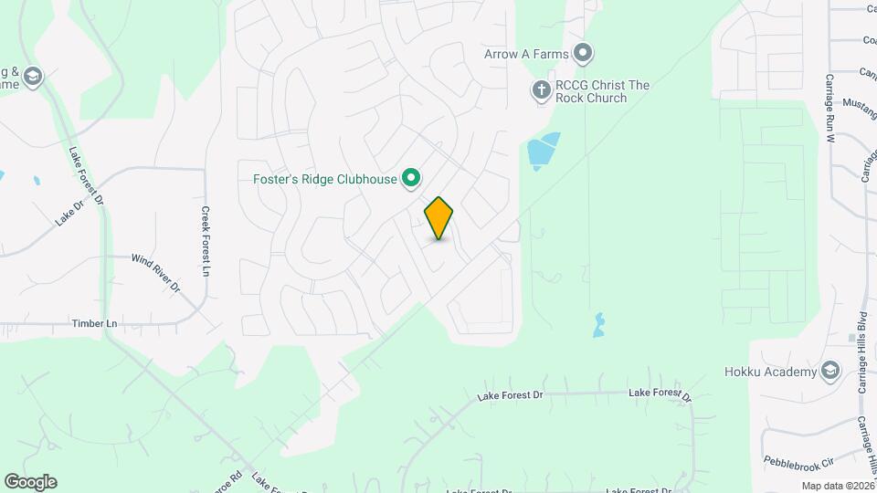 14309 Yellow Hawthorn Ct Map and Location Details