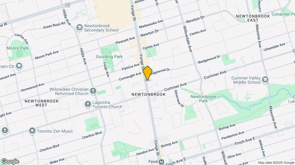 5959 Yonge St Map and Location Details