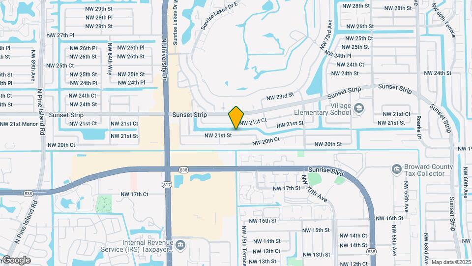 8001 NW 21st St Map and Location Details