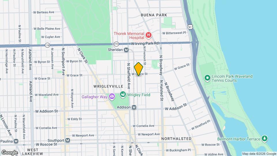 3755 N Wilton Ave Map and Location Details