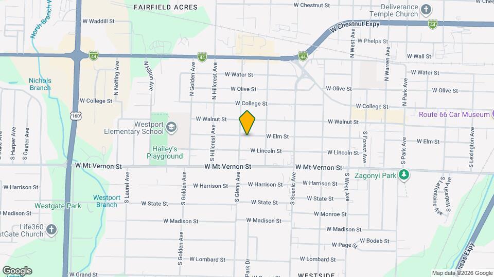 2842 W Elm St Map and Location Details