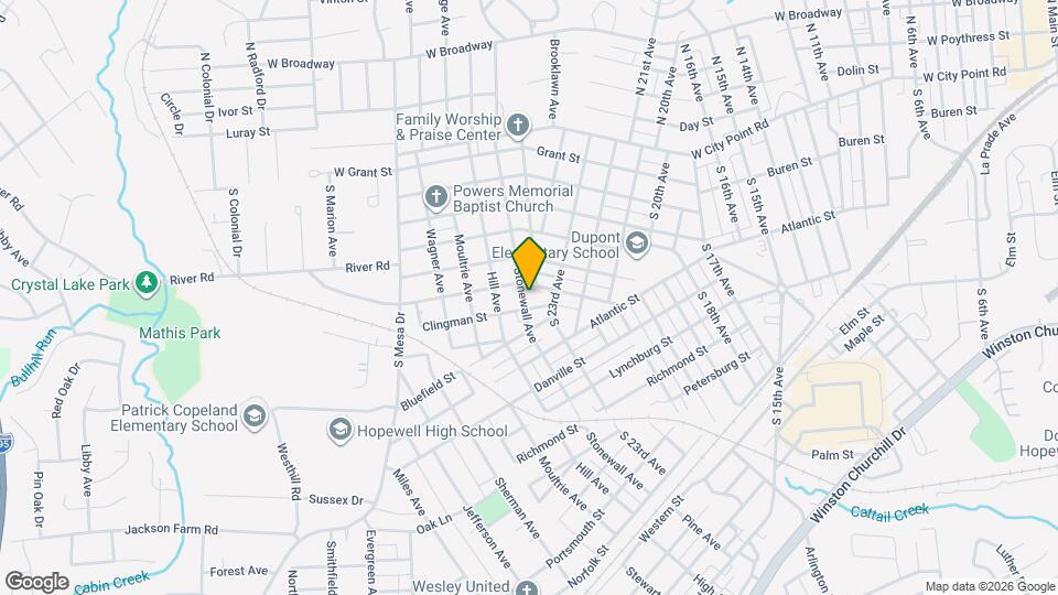 305 Stonewall Ave Map and Location Details