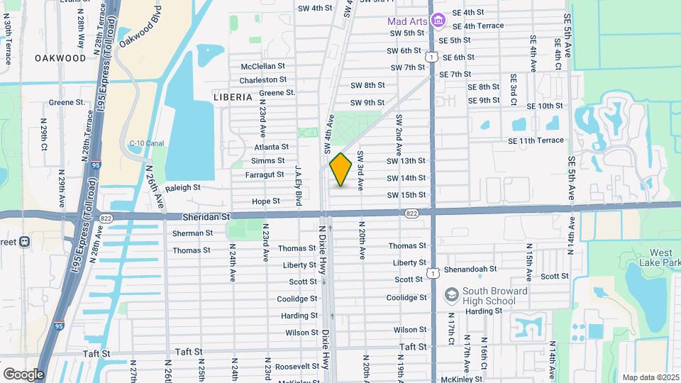326 SW 15th St-Unit -2 Map and Location Details