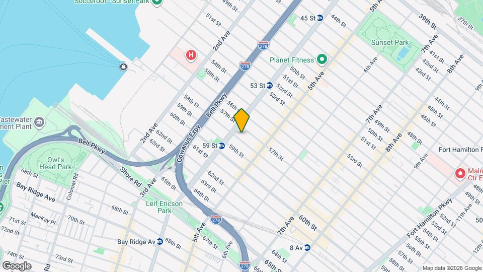 421 58th St Map and Location Details