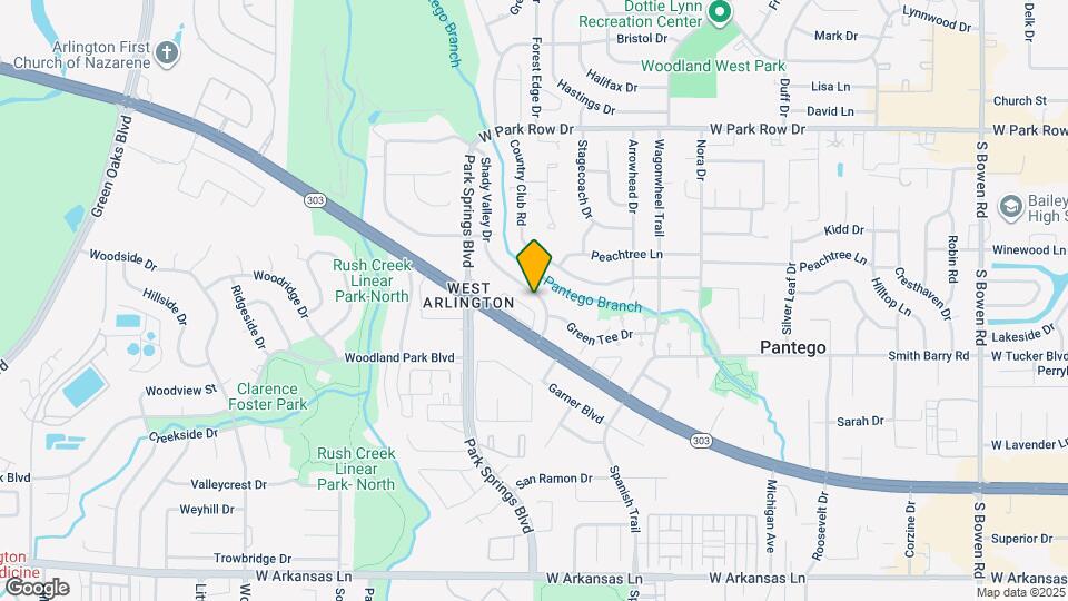 3522 Shady Valley Dr Map and Location Details
