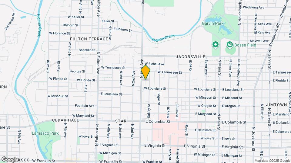 708 W Florida St Map and Location Details