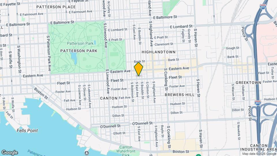 525 S East Ave Map and Location Details