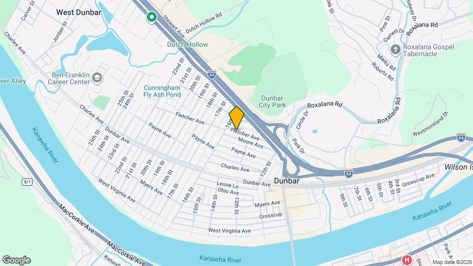 1313 Fletcher Ave Map and Location Details