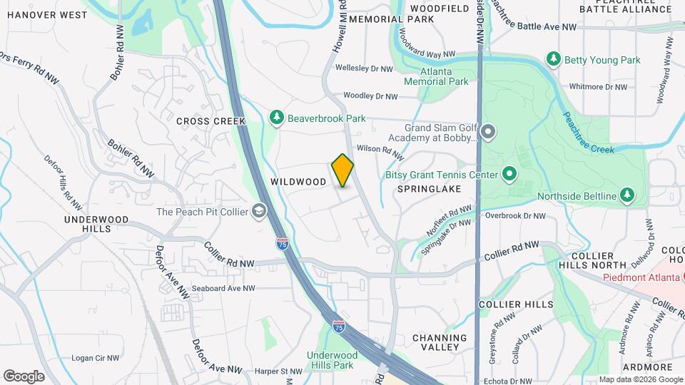 2151 Radcliffe Dr NW Map and Location Details