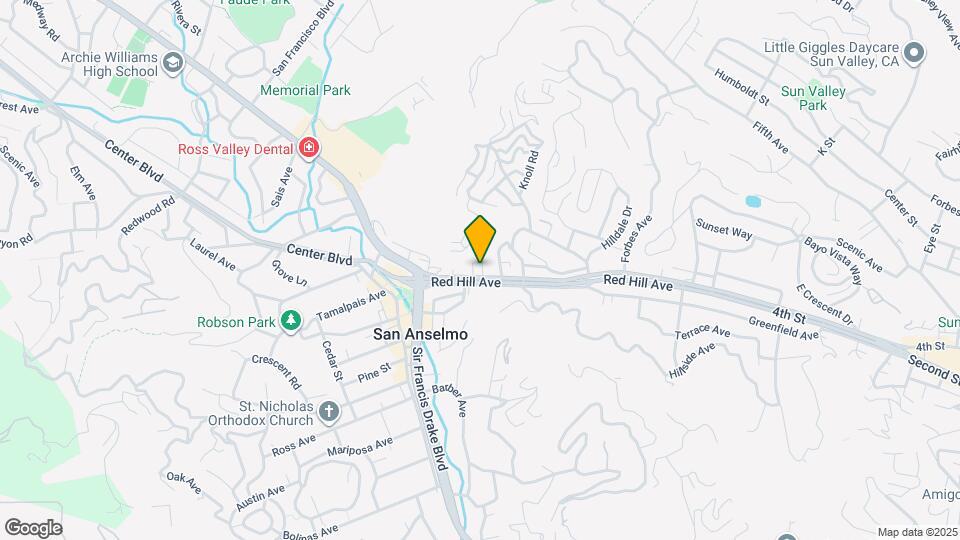 500 Red Hill Ave Map and Location Details