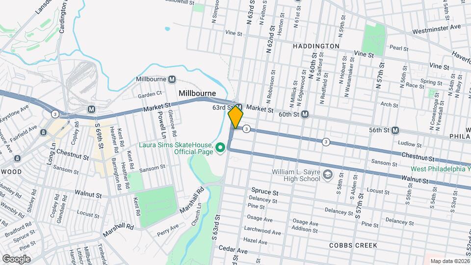 111 Cobbs Creek Pkwy Map and Location Details