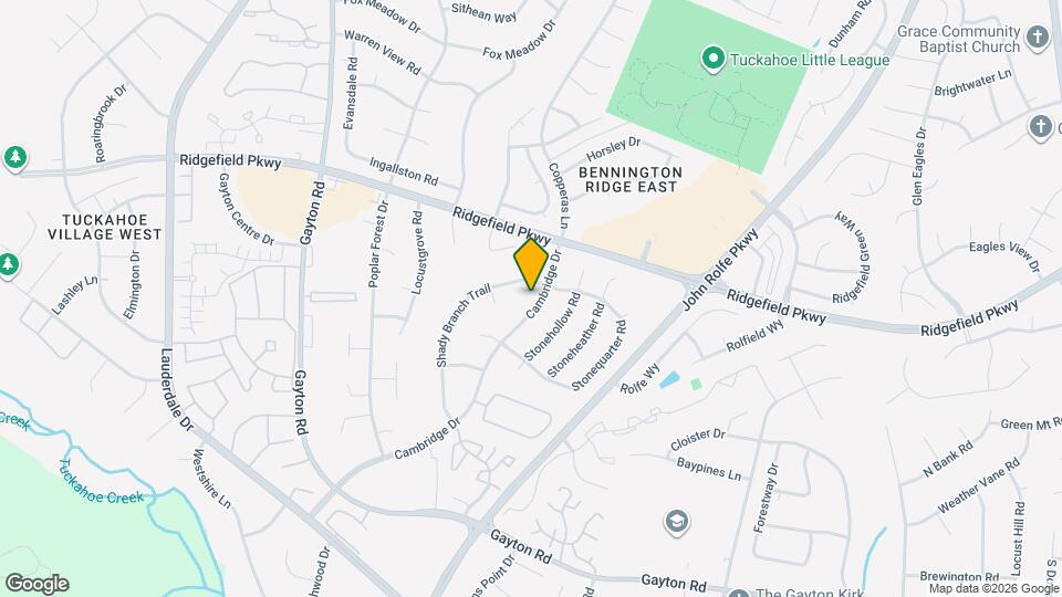 2018 Cambridge Dr Map and Location Details