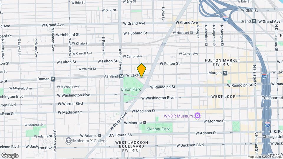 1450 W Randolph St, Unit 905 Map and Location Details