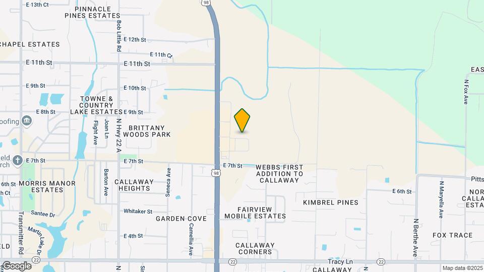 5936 Callaway Cir Mapa y Detalles de la Ubicación