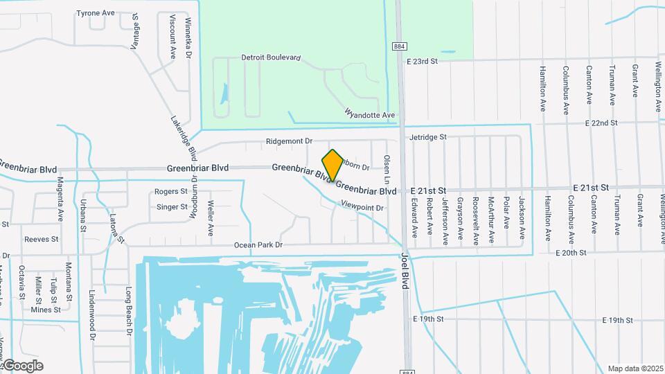 135 Greenbriar Blvd Mapa y Detalles de la Ubicación