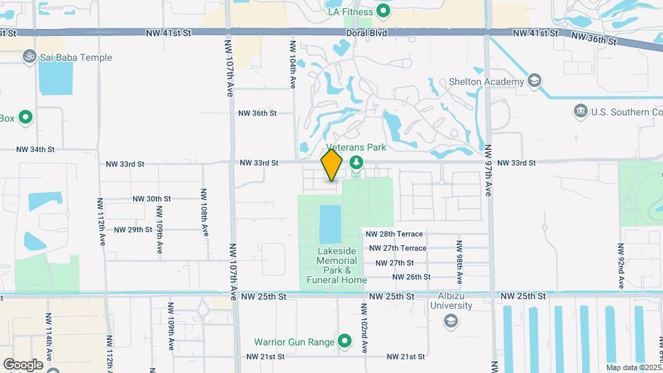 10283 NW 30th Terrace-Unit -10283 Map and Location Details