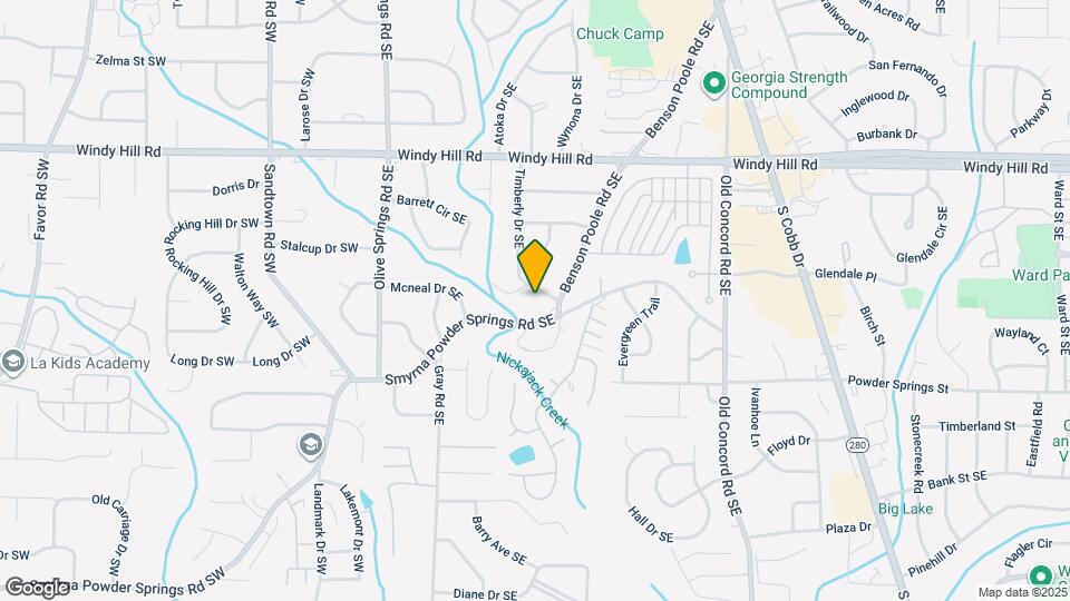 2564 Timberly Dr SE Map and Location Details