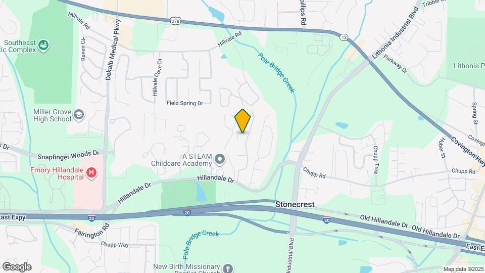 6256 Hillandale Dr Map and Location Details