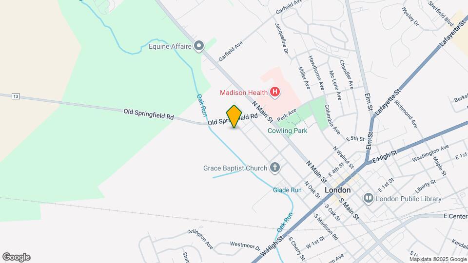 209 N Madison Rd Mapa y Detalles de la Ubicación