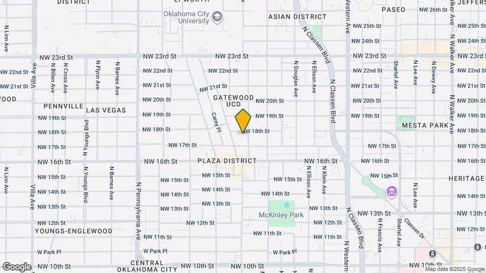 1706 NW 18th St, Unit 1 Map and Location Details