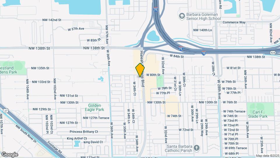 7901 Hispanola Ave Mapa y Detalles de la Ubicación