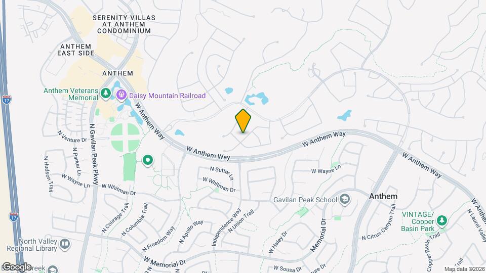 41418 N Clear Crossing Rd Mapa y Detalles de la Ubicación