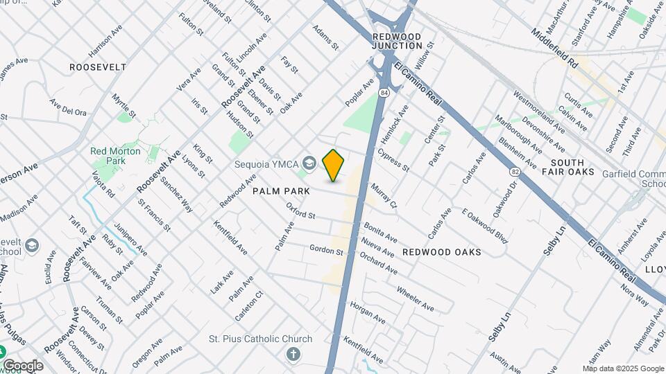 1557 Hudson St Map and Location Details
