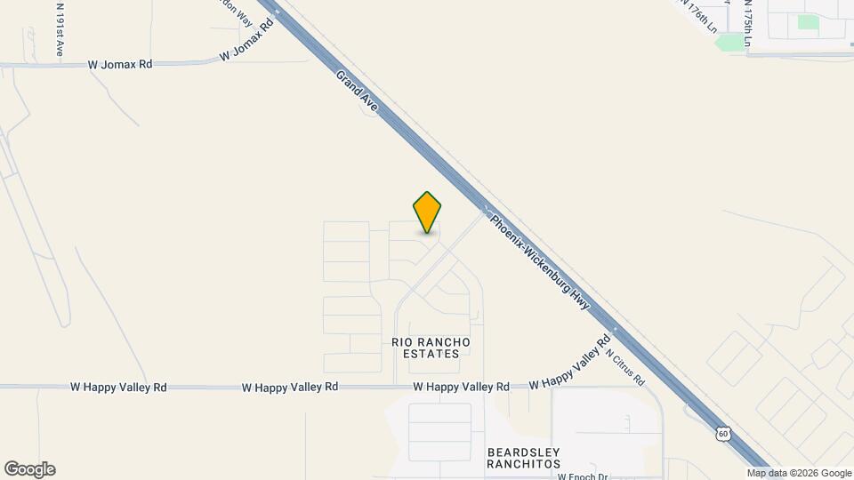 18450 W El Cortez Pl Map and Location Details